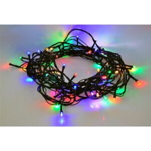 Solight LED vonkajšia vianočná reťaz, 200 LED, 20m, prívod 5m, 8 funkcií, časovač, IP44, viacfarebný, 1V102-M
